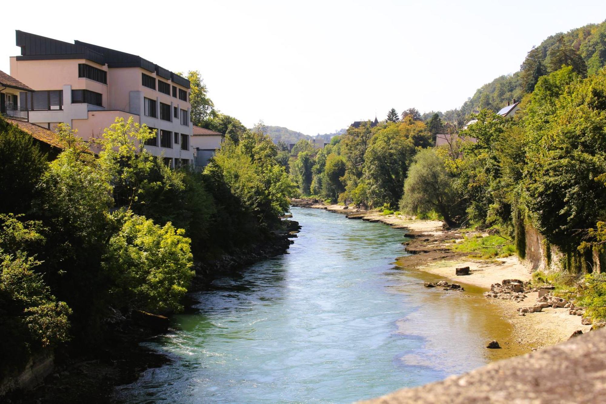 Business I Family Apartment I 1-4 Personen - Aare Blick, Nahe Altstadt I Beamer - 99" Leinwand I Terrassen Lounge Und Parkplatz Brugg  Exteriér fotografie