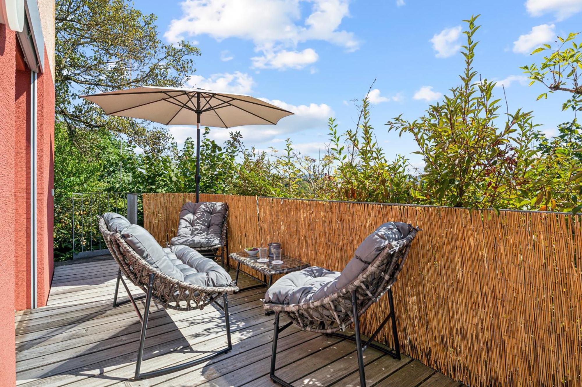 Business I Family Apartment I 1-4 Personen - Aare Blick, Nahe Altstadt I Beamer - 99" Leinwand I Terrassen Lounge Und Parkplatz Brugg  Exteriér fotografie